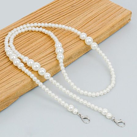 Pearl Strap Axelrem SILVER 120CM