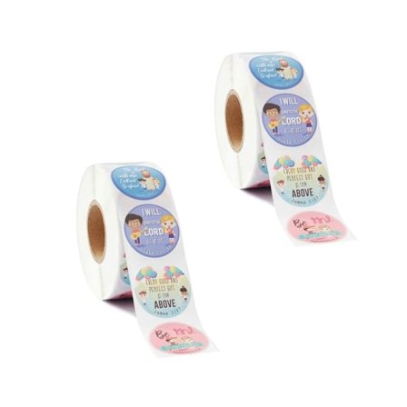 Kristne klistremerker Klistremerker Roll bibelvers klistremerker