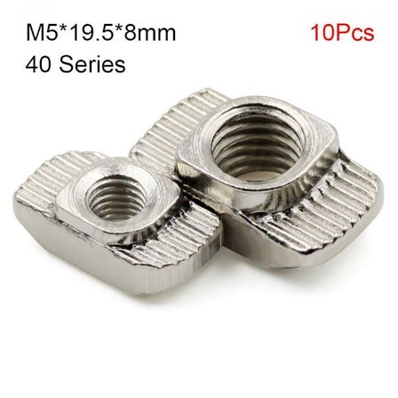10 stk hammerformede muttere T muttere M540 SERIES 40 SERIES