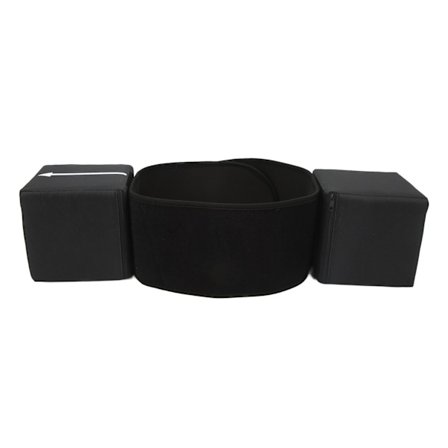 Golf Swing Midjeband med Två Block Hjälpmedel Golf Swing Tränare Hjälpmedel för Vuxna Utomhus