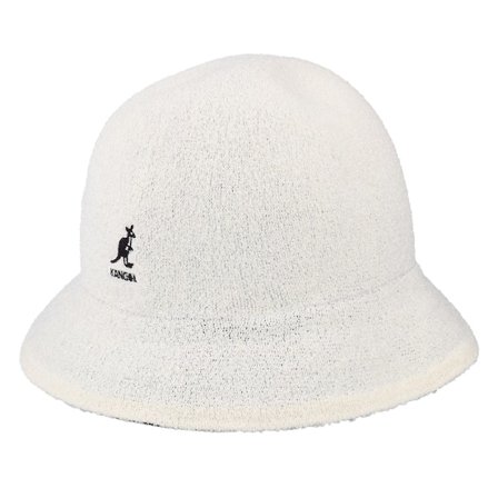 Kangol - Flip It Revers Casual White-Black Bucket Bucket Black Hat - @ Hatstore