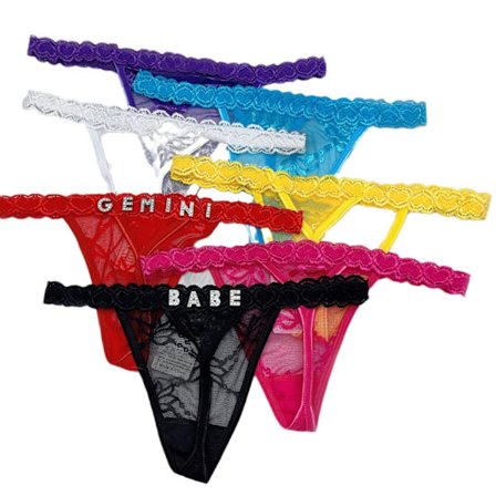 Personlige g-strenge med navne, sexede personlige g-strenge til kvinder med navne, personlige g-strenge med navne, personlige g-strenge