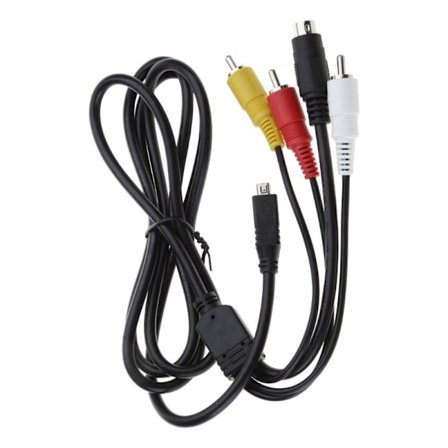 TV-kabel til Sony Handycam Videokamera AV / Audio Video Tilslutningskabel til DCR-DVD, DCR-HC, DCR-SR, DCR-SX, DEV, HDR-CX