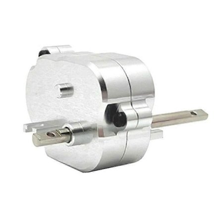 1/12 Mn82 Lc79 Mn78 Rc-auton päivitysosille Vaihteiston kokoonpano Metallinen vaihdelaatikon kokoonpano Hopea[D]