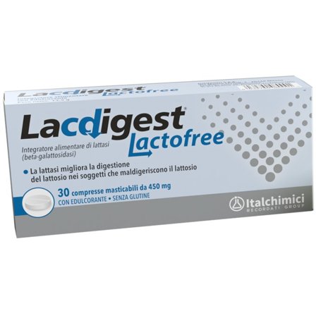 Lacdigest Lactofree 30 Compresse Masticabili – Digestione Facile