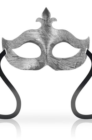 Ohmama Masks Fleur De Lis Eyemask Silver Mask
