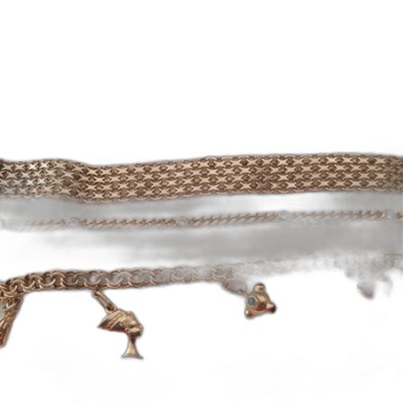 Xlänk, armband med stenar, bismarck med berlocker