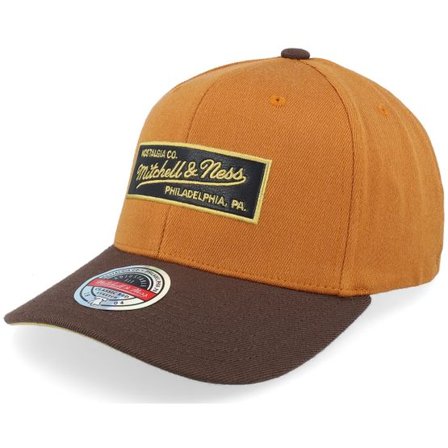 Mitchell & Ness - Orange adjustable Keps - Hatstore Exclusive x Burnt Orange/Brown Adjustable @ Hatstore
