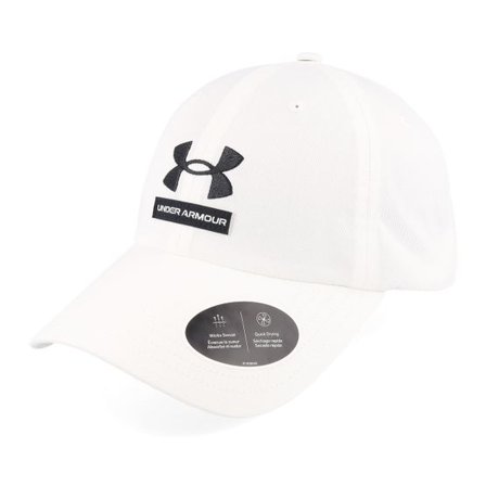 Under Armour - Vit unconstructed Keps - Branded Hat White/Black Dad Cap @ Hatstore