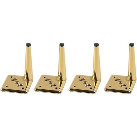 4 Pieces Metal Furniture Legs Support Legs Small Conical Tables Legs For Chairs Sofas Cupboards