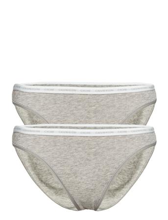 Bikini 2Pk Trosa Brief Tanga Grå Calvin Klein