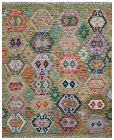 Dywan Kilim Afgan Old Style 148X181 (Wełna, )
