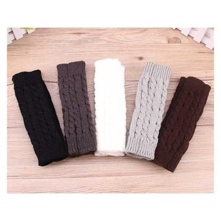Armvärmare stickade, fingerlösa & korta [20cm] - Handledsvärmare