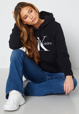 Calvin Klein Jeans Core Monogram Hoodie BEH Ck Black Klær