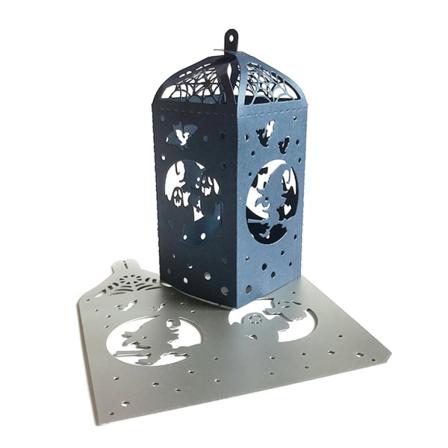 Halloween græskar heks Lanterne skærematricer Håndlavet stencilform prægemønster til børn Voksne DIY håndværk