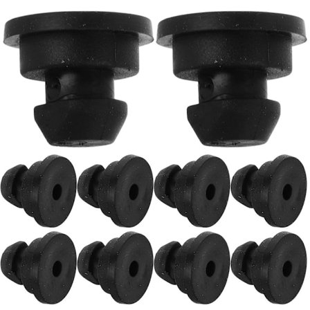 10 stk. Fødder til riskoger, gummifødder til riskoger, udskiftning af riskogerbumpere