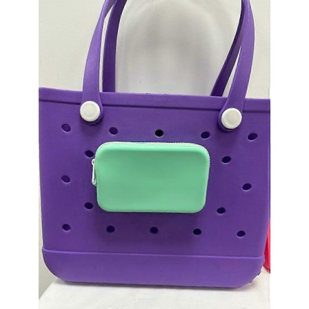 Silikon Telefonholder For Bogg Bag, Myk Silikoninnlegg Lommebok Sjarm For Bogg Vesker Tilbehør, Feste For Bogg Strandvesker Tote Bag