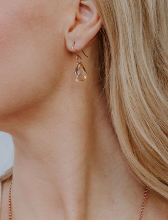 Marmara Sterling Goldplated Earrings - Yellow - ONE SIZE