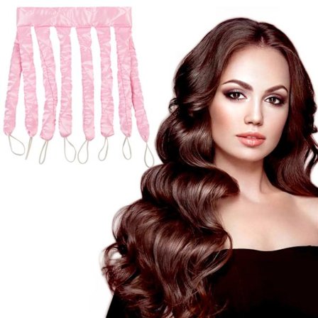 No Heat Hair Curler Headband Heatless Hair Curlers Eight Claw Curler Rod Soft Adjustable Headband Lazy Hair Curler