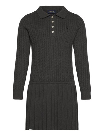 Ralph Lauren Kids | Mini-Cable Polo Sweater Dress | 142-153