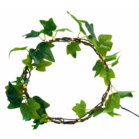 GadgetMonster Ljusslinga med gröna blad