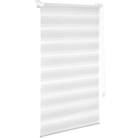 Tectake Rullgardin Dubbel - 60 X 120 Cm Vit