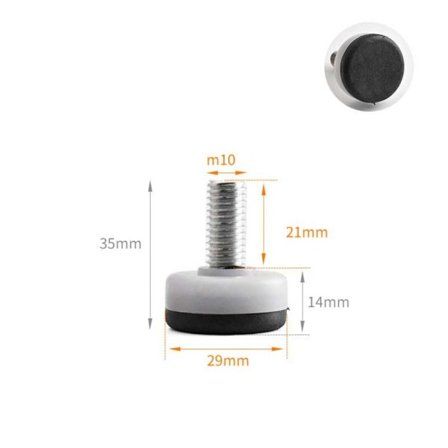 Pöytäalustan huonekalujen jalat 7 7