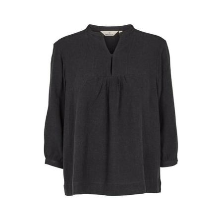Basic Apparel Nedel Tunique Sort, Dame Bluser
