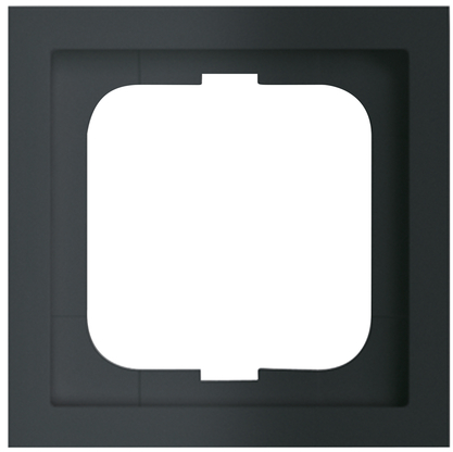 ABB 1721-885K Ram mattsvart 1-fack, Strömbrytare & vägguttag