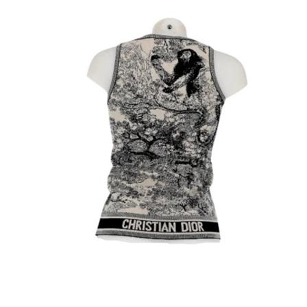 Dior Vintage Pre-owned Fabric tops Grå, unisex
