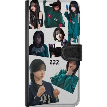 Kompatibelt Lommeboketui til Samsung Galaxy A56 Squid Game 222 Netflix Serie Maske