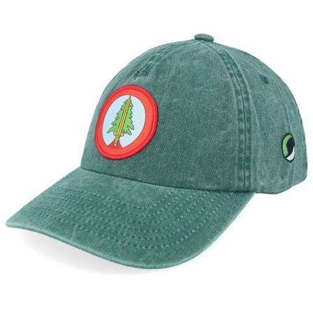 Twin Peaks - Green unconstructed Czapka Z Daszkiem - "Bh Boys Green Dad Cap " @ Hatstore