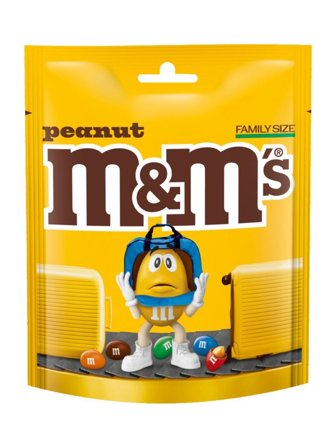 M&M's Peanut milk chocolate covered peanuts in a sugar shell 330g 0.33kg