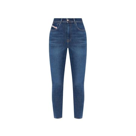Diesel, 1984 Slandy-High jeans Blauw, Dames, Maat:W27 L30,Patches