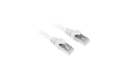 Sharkoon RJ45 CAT.6 SFTP wh 0,25m