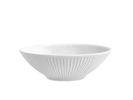 PILLIVUYT Bolle lav Plissé 14x4,5cm hvit