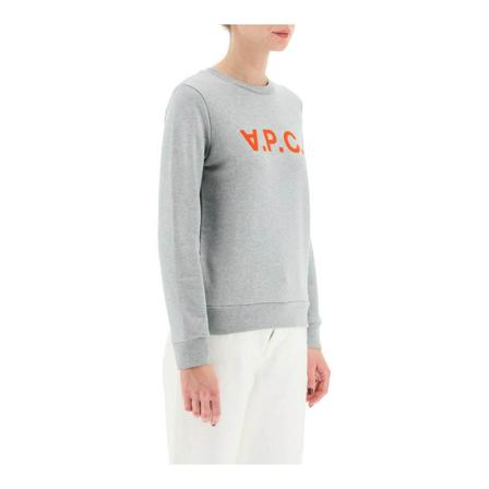 A.p.c., A.p.c. sweatshirt logo Szary, Kobieta, Rozmiar: M