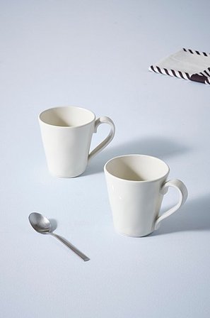 Jotex - Mugg 2-pack Naturvit ALORA - Köp Koppar & muggar hos Jotex