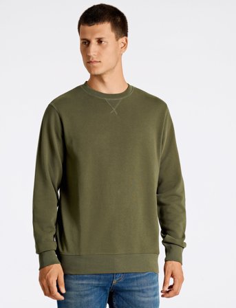 Lindbergh O-Neck Sweat - Green - S