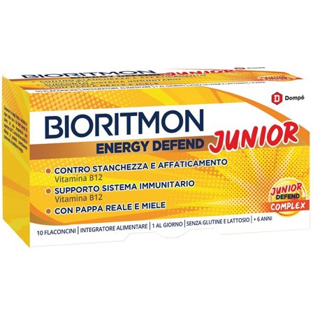 Bioritmon Energy Defend Junior 10 Flaconcini Da 10ml