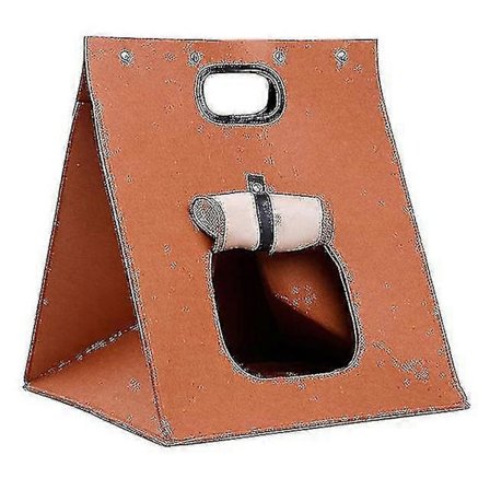 Katteseng Hus Bærbar Håndtaske Rede