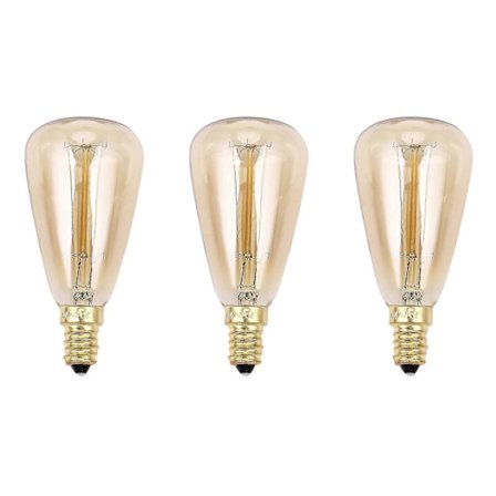 3x Vintage Pærer E14 220v St48 Glødepærer 25w 40w 60w Filament Retro Lys For Hengelampe