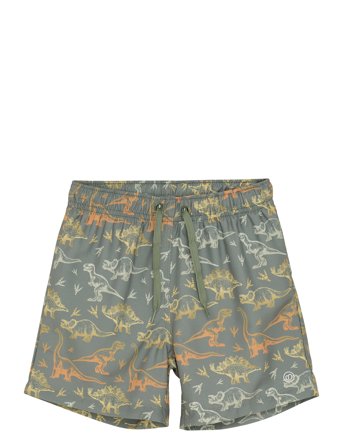 Minymo Swim Shorts Aop - Green - 140