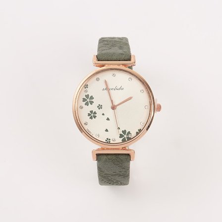 Watch vintage romersk siffra Analog urtavla Second Hand Under Urtavla Guld Boett i rostfritt stål Case