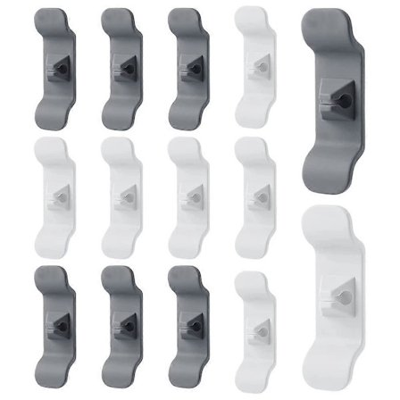 Kaapelijärjestäjä, 14 kpl Johdonkelauslaite kodinkoneille, Kaapelinpidike keittiökoneille, Kaapeliklipsit Kaapelituki po [DB]