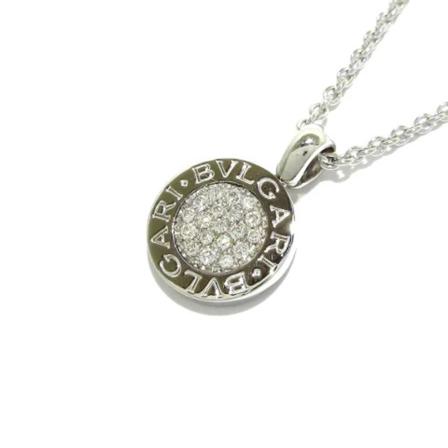 Bvlgari Vintage, Pre-owned White Gold necklaces Grijs, Dames, Maat:ONE Size