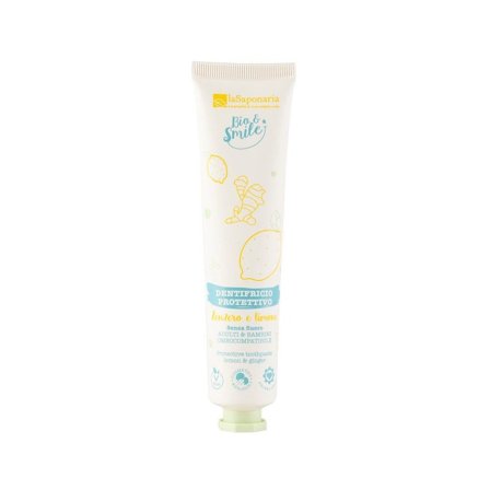 La Saponaria Bio&Smile Dentifricio Protettivo Limone/Zenzero 75ml
