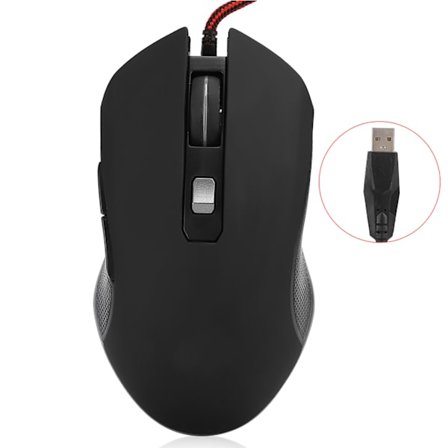 Gaming Mus USB 8 Taster Mekanisk Mus Computertilbehør Skridsikker Side