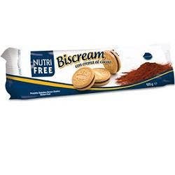 Nutrifree Biscream Con Crema Al Cacao 125g