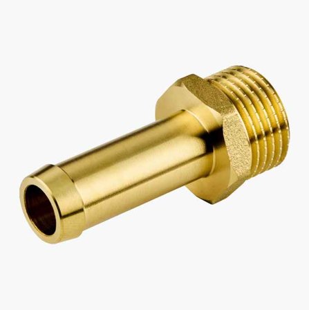 Biltema - Slangenippel 1/2 x 1/2"